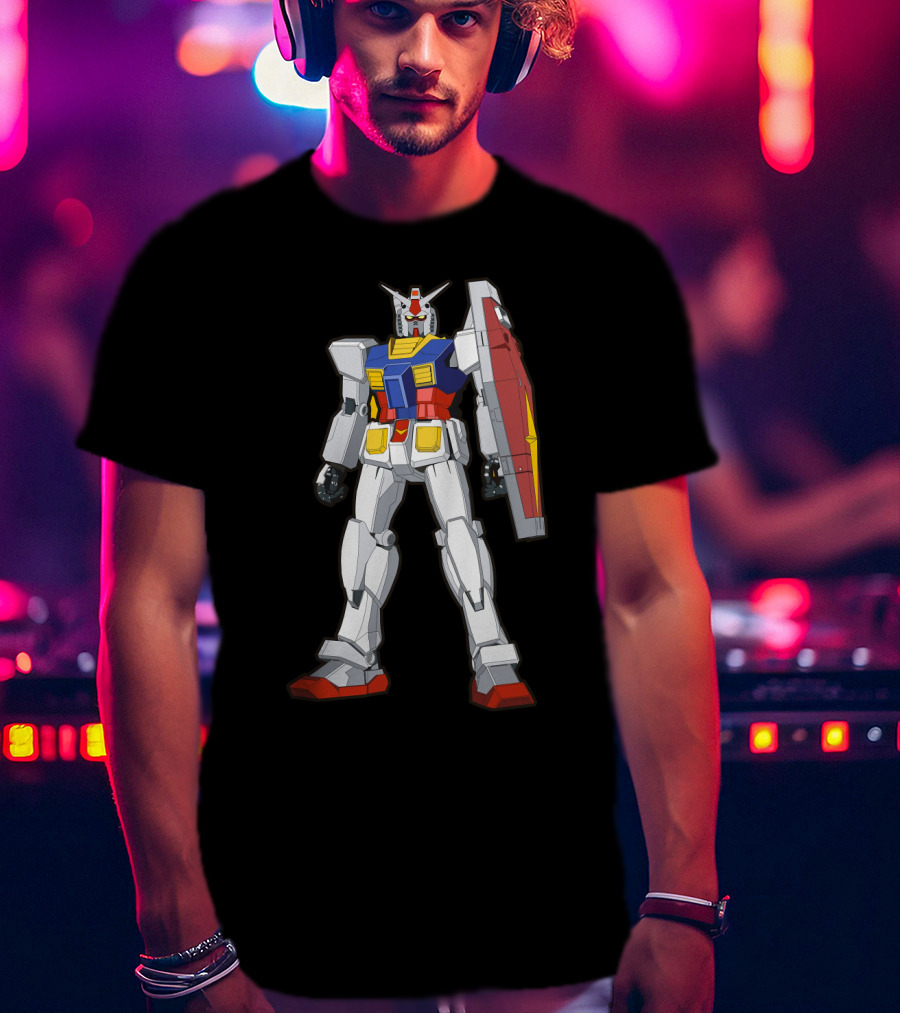 Gundam RX78 Mobile Suit Iconic Anime Robot T-Shirt