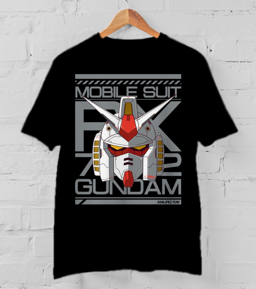 Mobile Suit RX 78 2 Gundam Amuro Ray T-Shirt