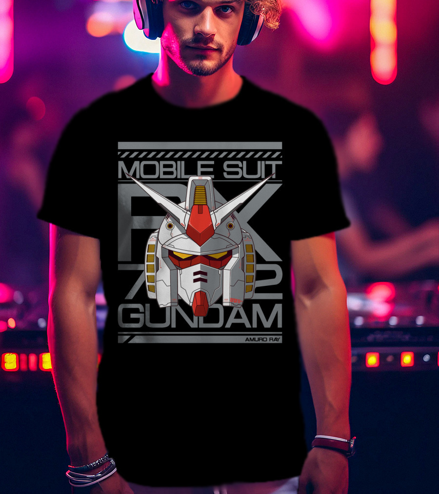Mobile Suit RX 78 2 Gundam Amuro Ray T-Shirt