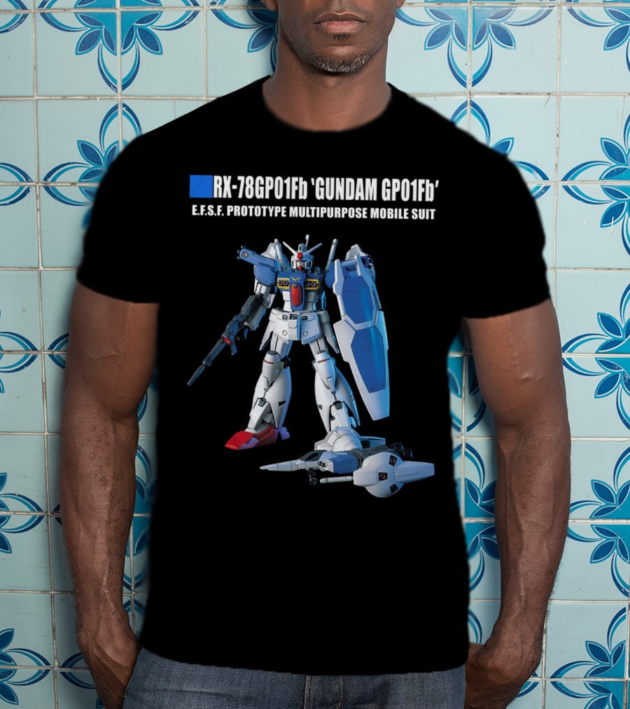 RX-78GP01Fb Gundam GP01Fb E.F.S.F. Prototype Multipurpose Mobile Suit T-Shirt
