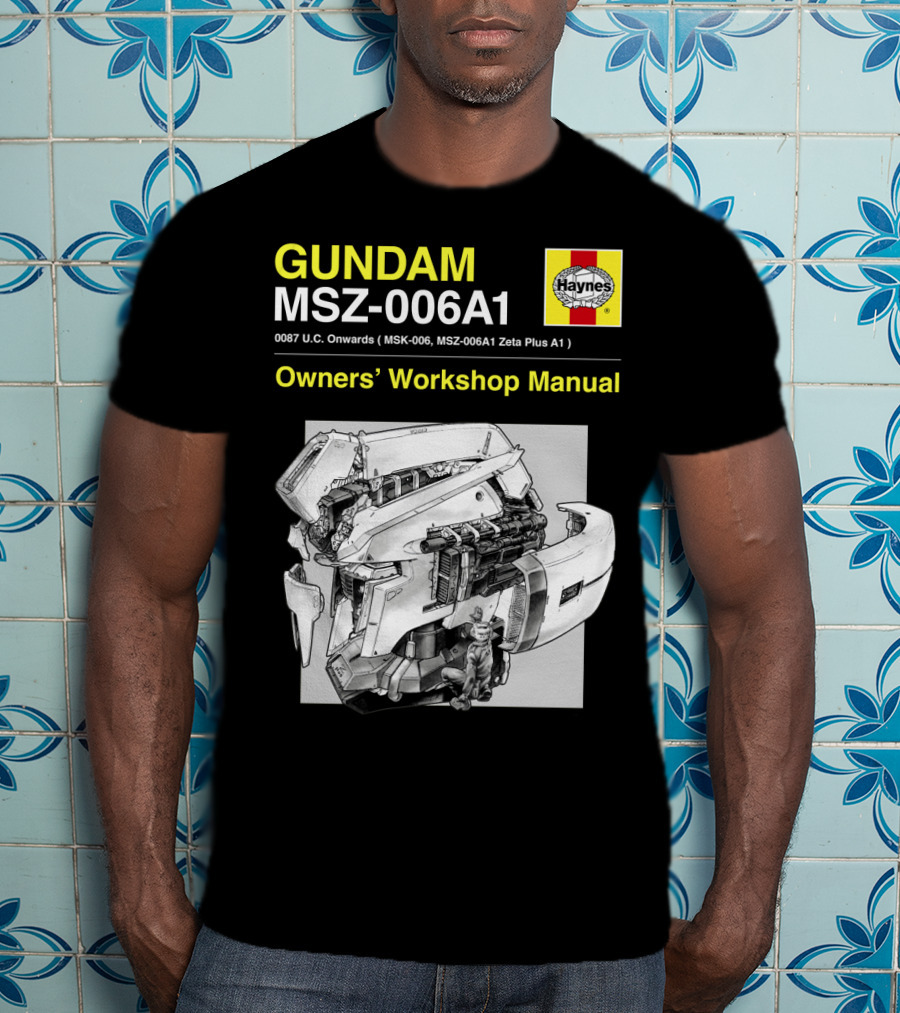 Gundam MSZ-006A1 Zeta Plus Owners' Workshop Manual Haynes 0087 U.C. Onwards T-Shirt