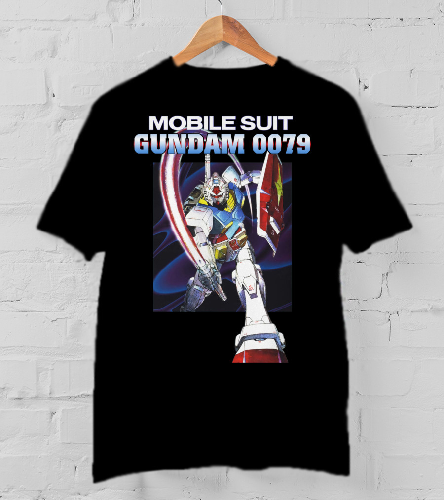 Mobile Suit Gundam 0079 Mecha Warrior Action Pose T-Shirt