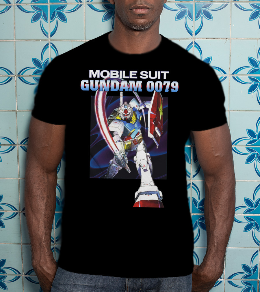 Mobile Suit Gundam 0079 Mecha Warrior Action Pose T-Shirt