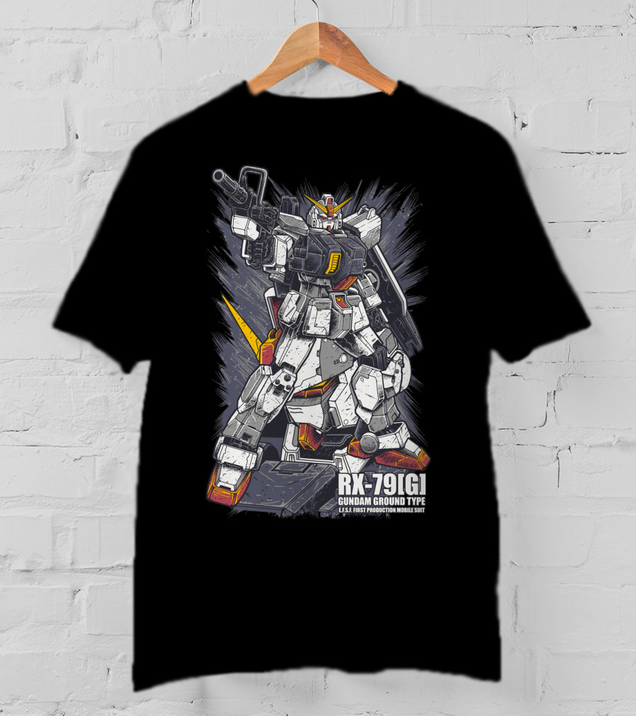 RX-79[G] Gundam Ground Type U.N.T. First Production Mobile Suit T-Shirt