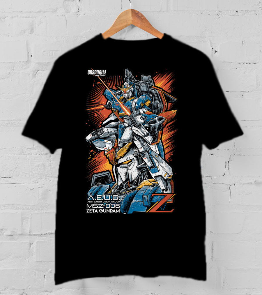 Snapfit AEUG MSZ-006 Zeta Gundam Anti Earth Union Group T-Shirt