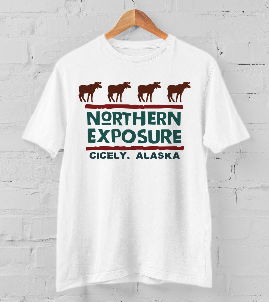 Northern Exposure Cicely Alaska Moose T-Shirt