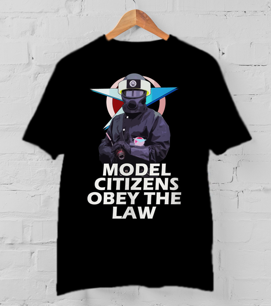 MODEL CITIZENS OBEY THE LAW Blake's 7 Federation T-Shirt