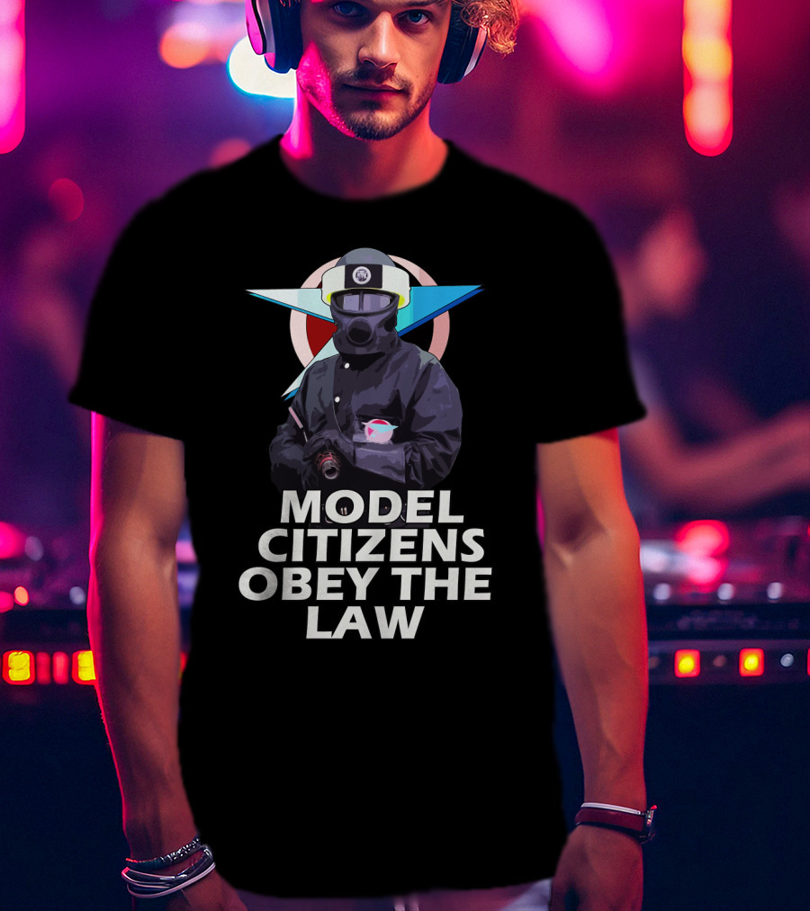 MODEL CITIZENS OBEY THE LAW Blake's 7 Federation T-Shirt