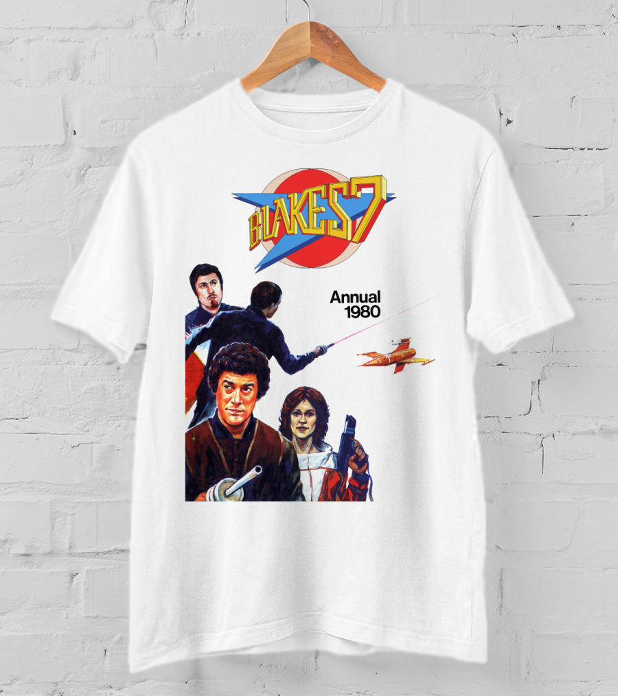 Blake's 7 Annual 1980 Classic Sci-Fi Series Cover T-Shirt