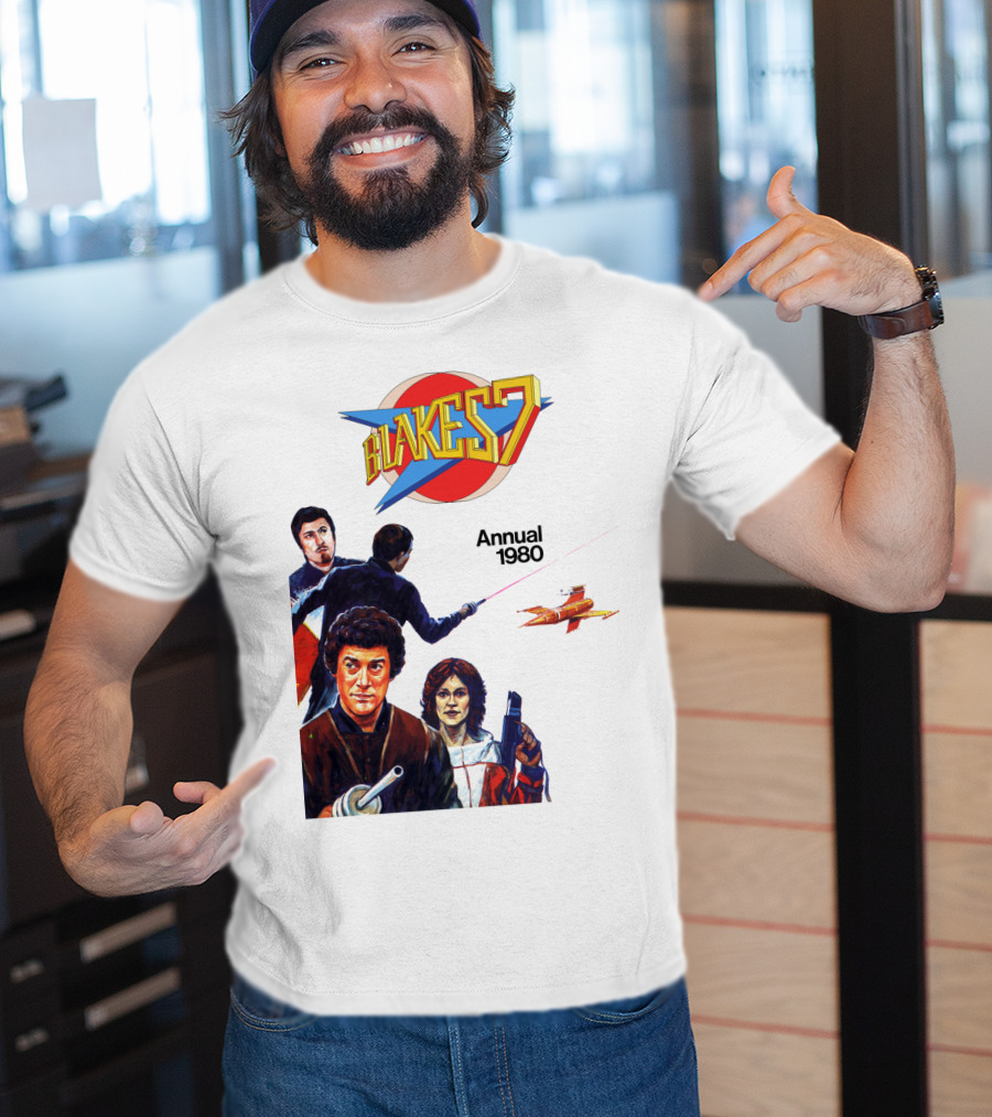 Blake's 7 Annual 1980 Classic Sci-Fi Series Cover T-Shirt