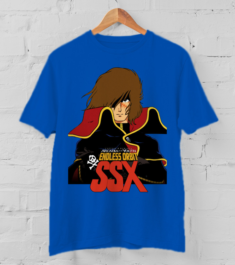 Captain Harlock Arcadia Of My Youth Endless Orbit SSX T-Shirt