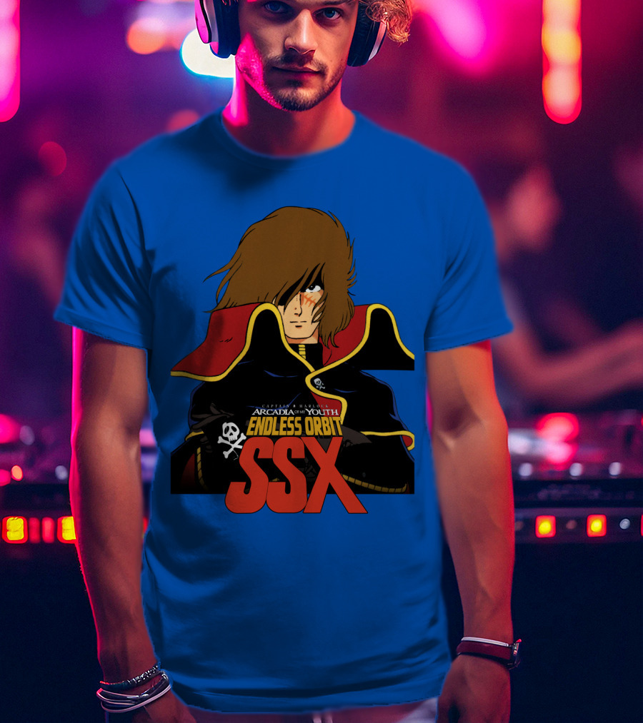 Captain Harlock Arcadia Of My Youth Endless Orbit SSX T-Shirt