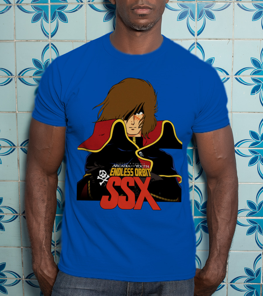 Captain Harlock Arcadia Of My Youth Endless Orbit SSX T-Shirt