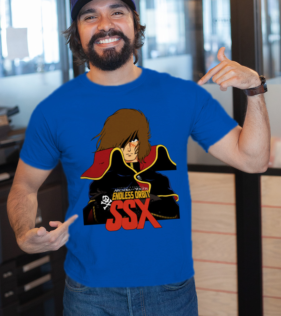 Captain Harlock Arcadia Of My Youth Endless Orbit SSX T-Shirt