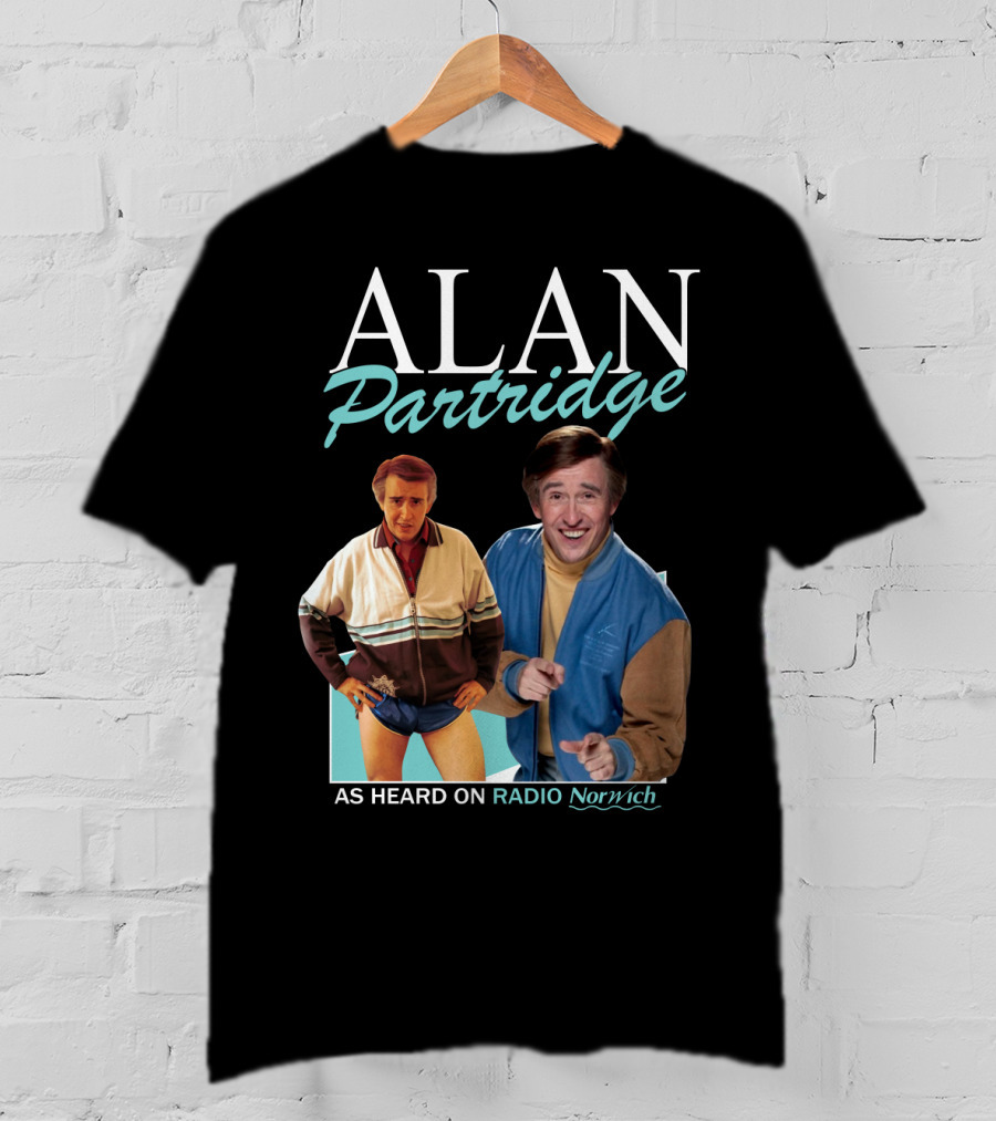 ALAN Partridge As Heard On RADIO Norwich T-Shirt
