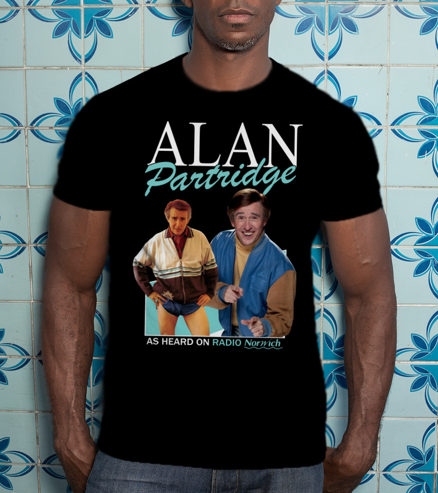 ALAN Partridge As Heard On RADIO Norwich T-Shirt