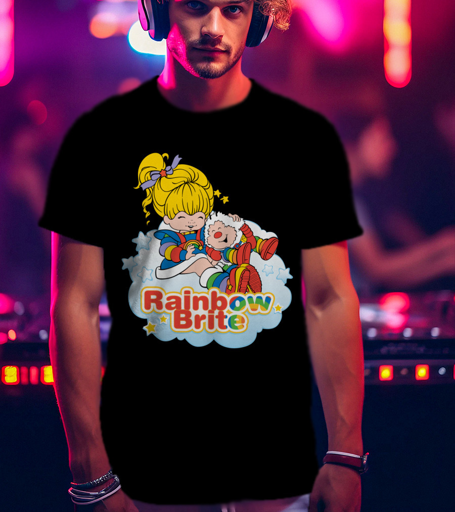 Rainbow Brite And Twink Smiling Happiness Cloud Adventure T-Shirt