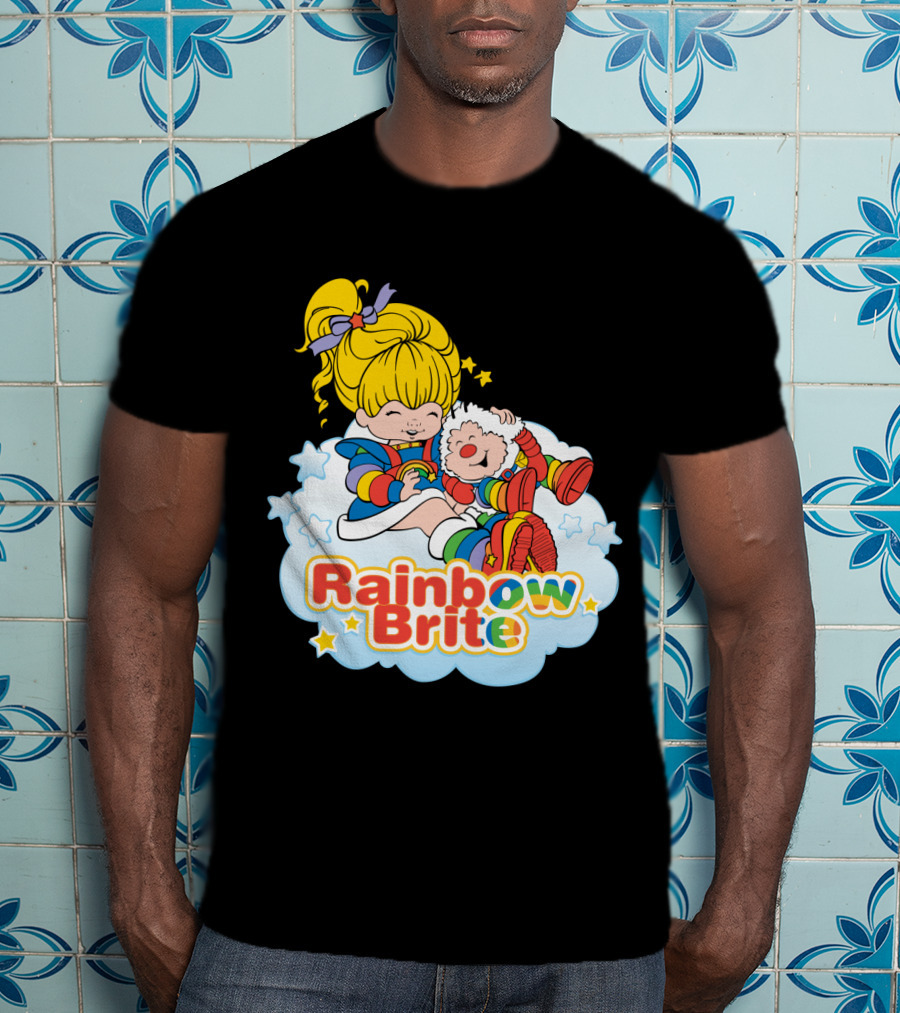 Rainbow Brite And Twink Smiling Happiness Cloud Adventure T-Shirt