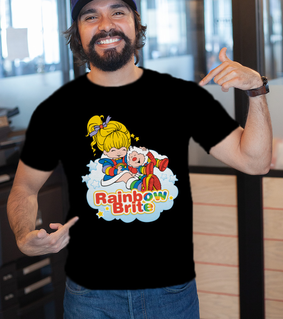 Rainbow Brite And Twink Smiling Happiness Cloud Adventure T-Shirt