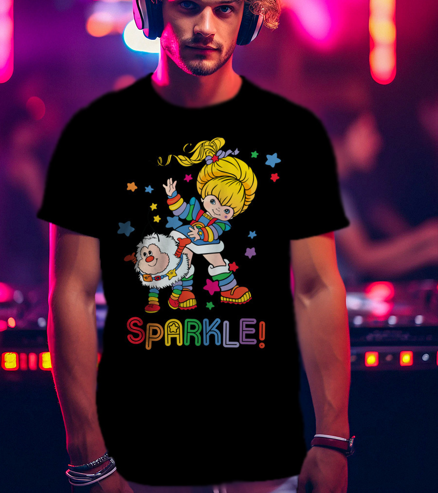 Rainbow Brite Sparkle Colorful Adventure With Twinkling Stars T-Shirt