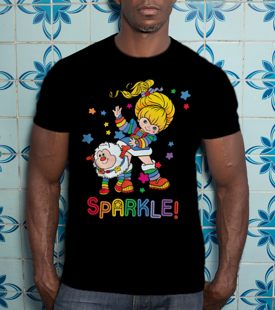 Rainbow Brite Sparkle Colorful Adventure With Twinkling Stars T-Shirt