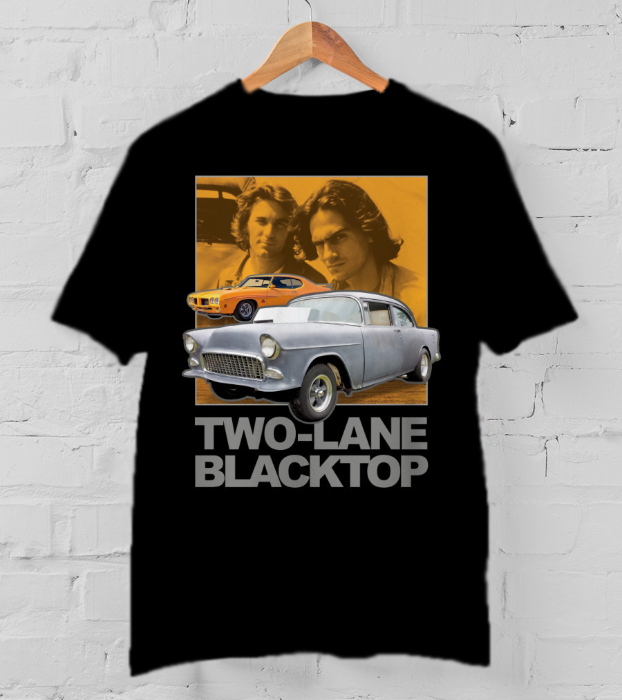 Two-Lane Blacktop Classic Cars And Characters T-Shirt