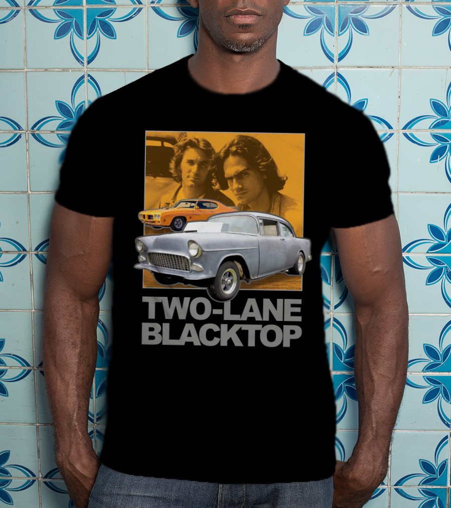 Two-Lane Blacktop Classic Cars And Characters T-Shirt