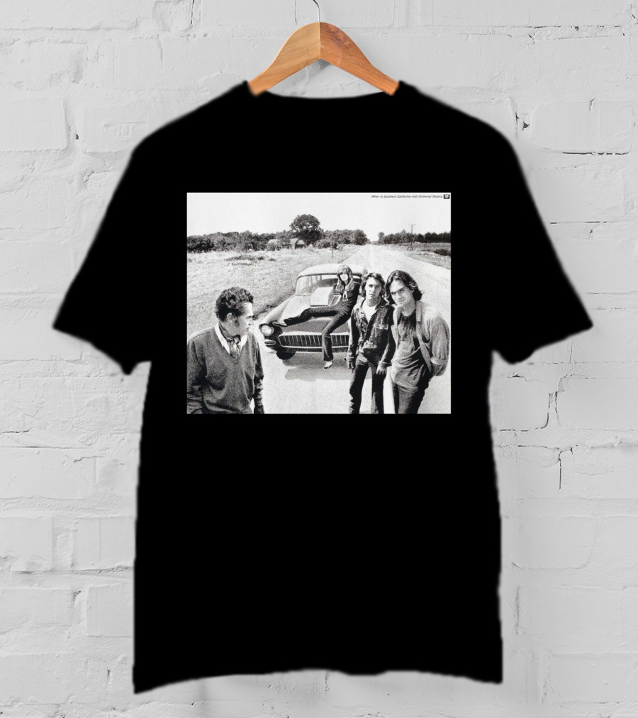 Two Lane Blacktop Picture Southern California Chevrolet Coupe Scene T-Shirt