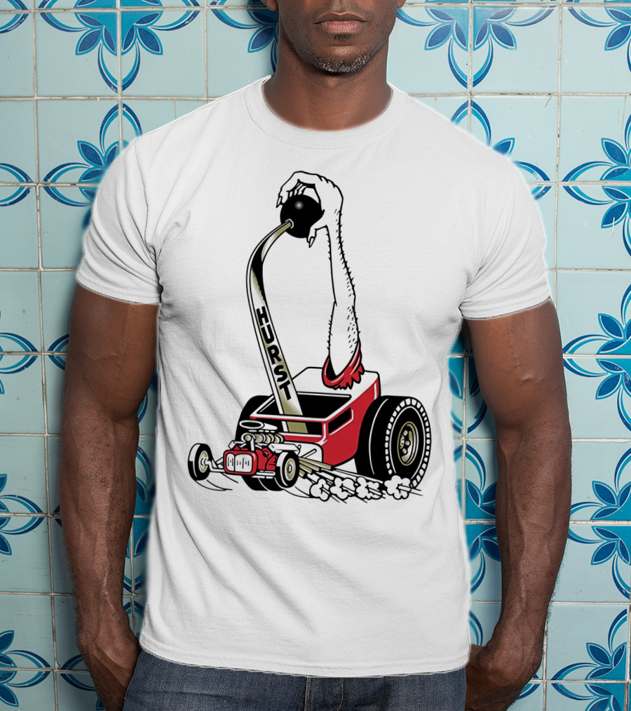 Hurst Floor Shift Monster Hot Rod Racing T-Shirt