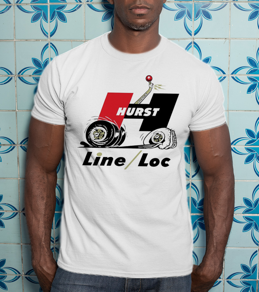 Hurst Line Loc Racing Tire Burnout T-Shirt