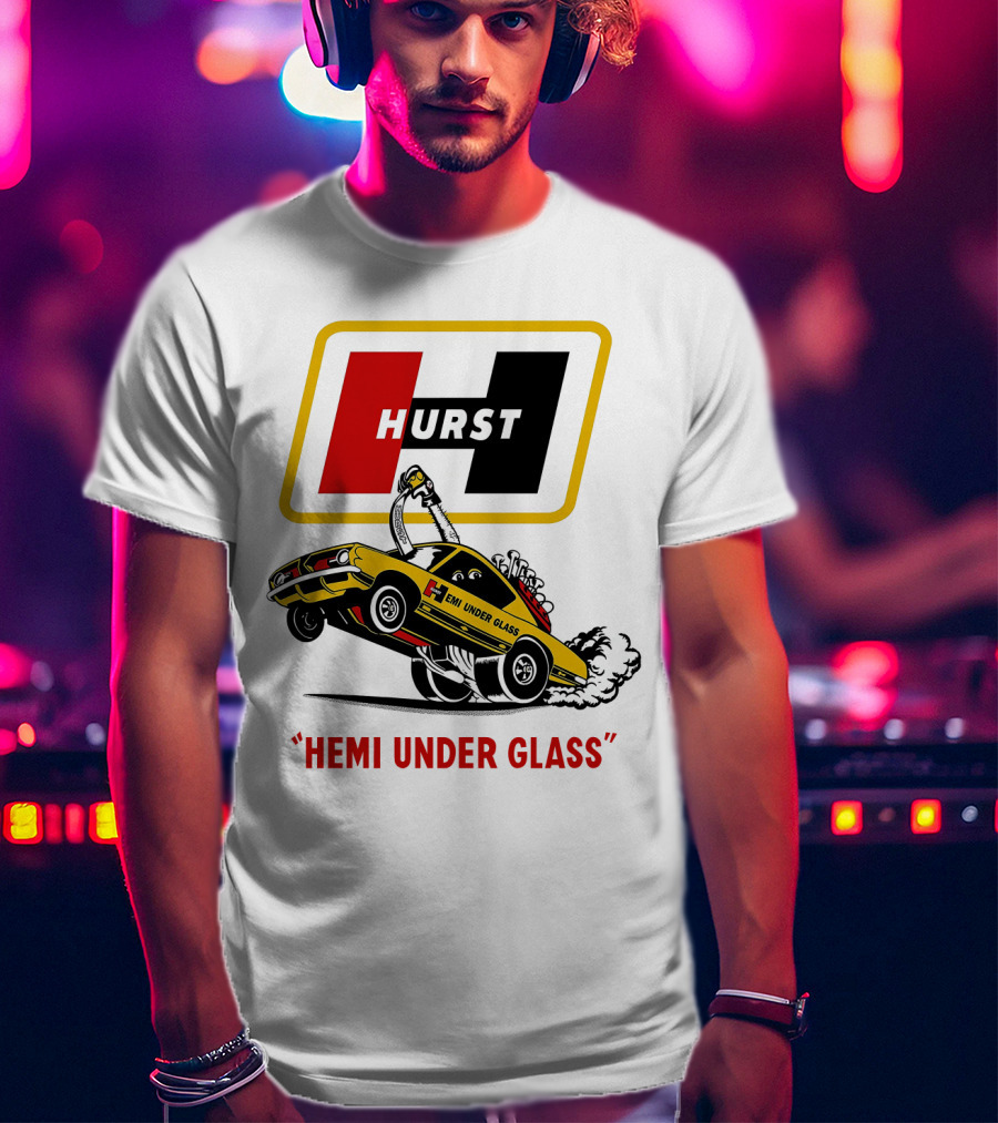 Hurst Hemi Under Glass Wheelstand T-Shirt