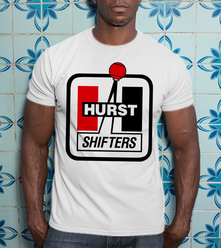 Hurst Shifters Logo Red And Black Gear Stick T-Shirt
