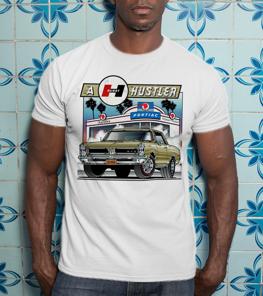 A Hurst Hustler 1965 Pontiac GTO Speeding T-Shirt