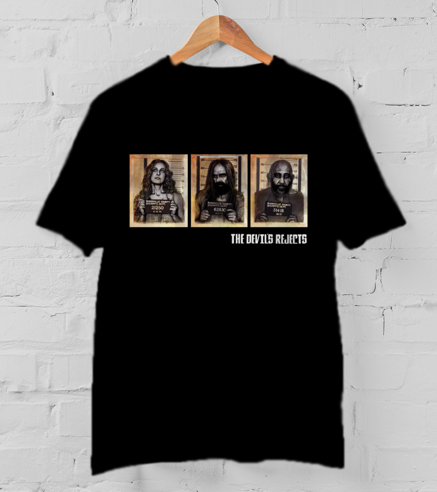 The Devils Rejects 2250 62838 31488 Mugshots T-Shirt