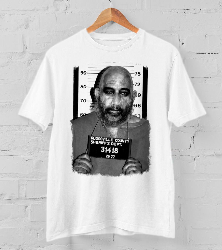 Ruggsville County Mugshot Captain Spaulding 3418 Sheriff's Dept T-Shirt