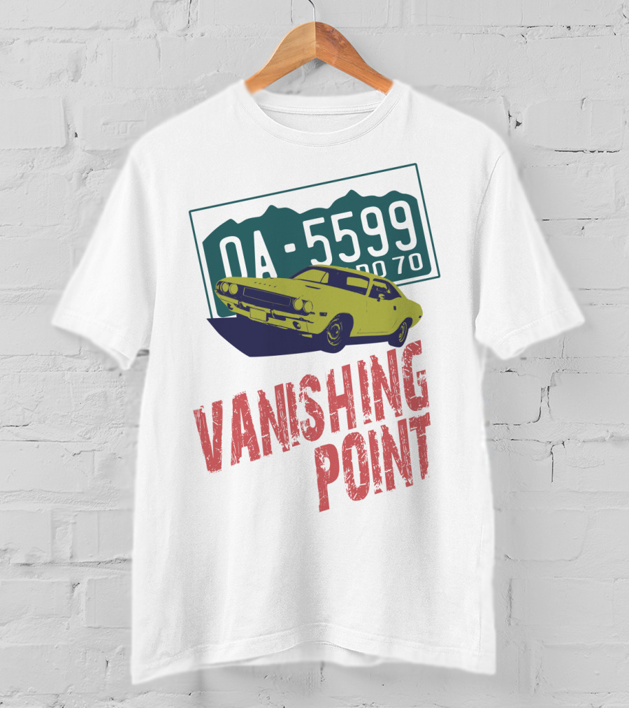 Vanishing Point OA-5599 70s Car Iconic Reference T-Shirt