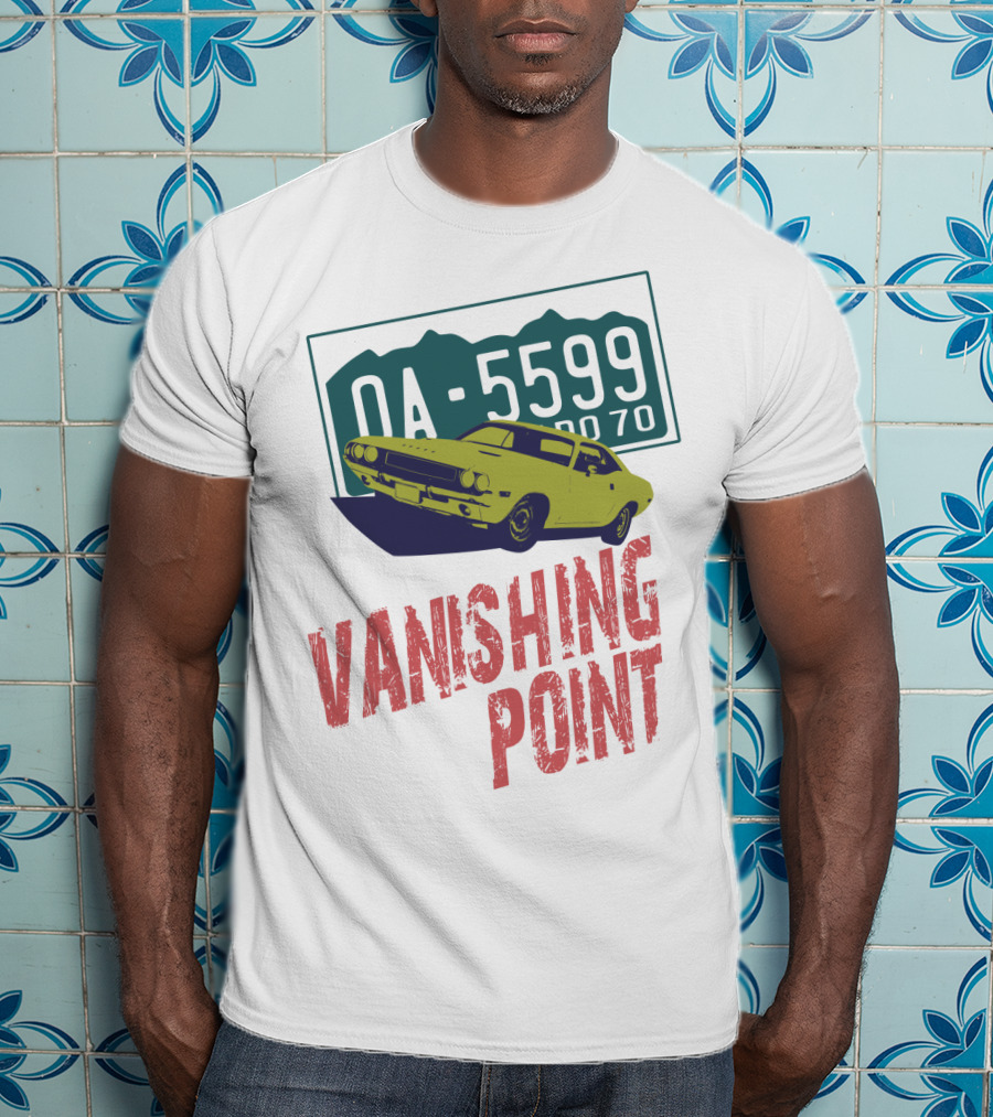 Vanishing Point OA-5599 70s Car Iconic Reference T-Shirt