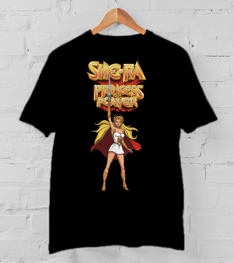 She Ra Princess Of Power Iconic Heroine And Sword T-Shirt