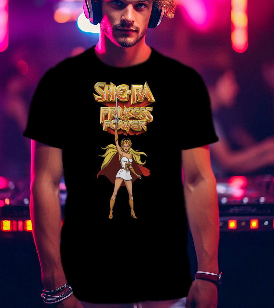 She Ra Princess Of Power Iconic Heroine And Sword T-Shirt