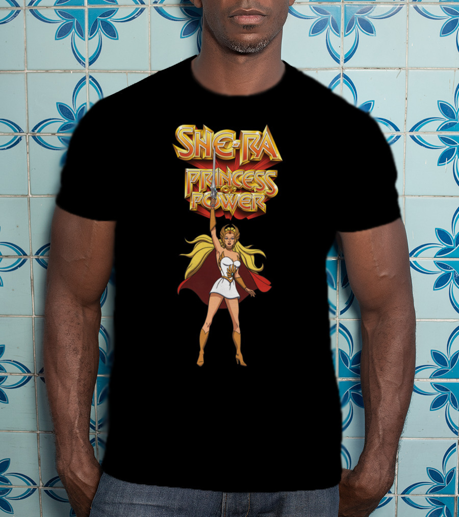 She Ra Princess Of Power Iconic Heroine And Sword T-Shirt