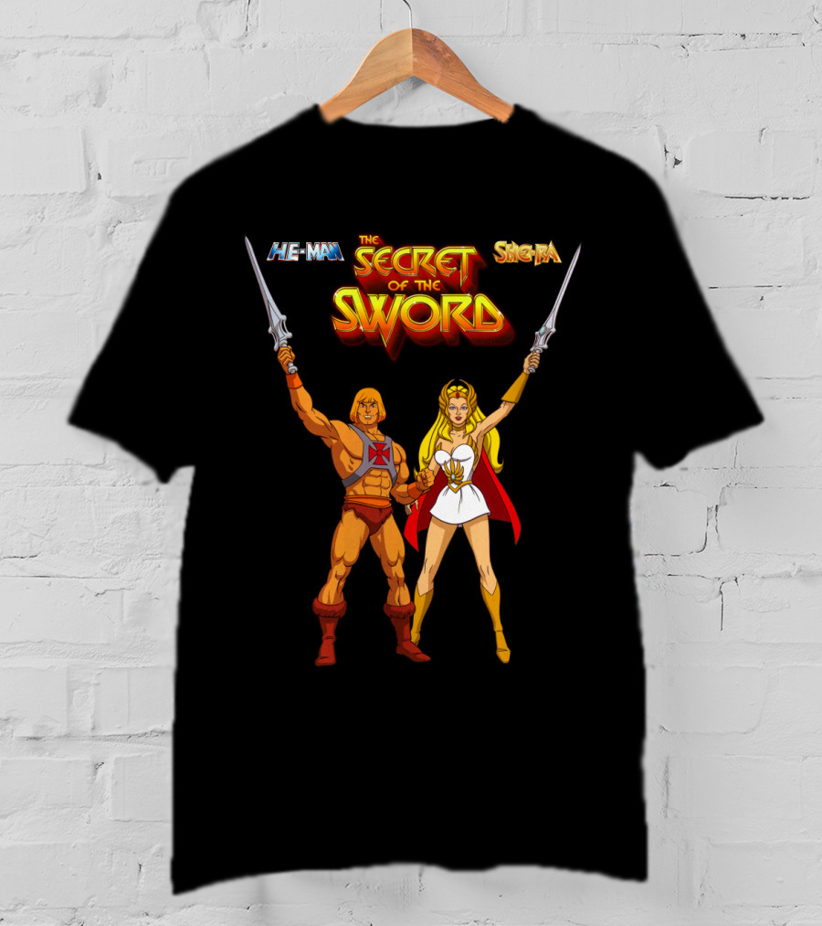 He-Man And She-Ra The Secret Of The Sword T-Shirt