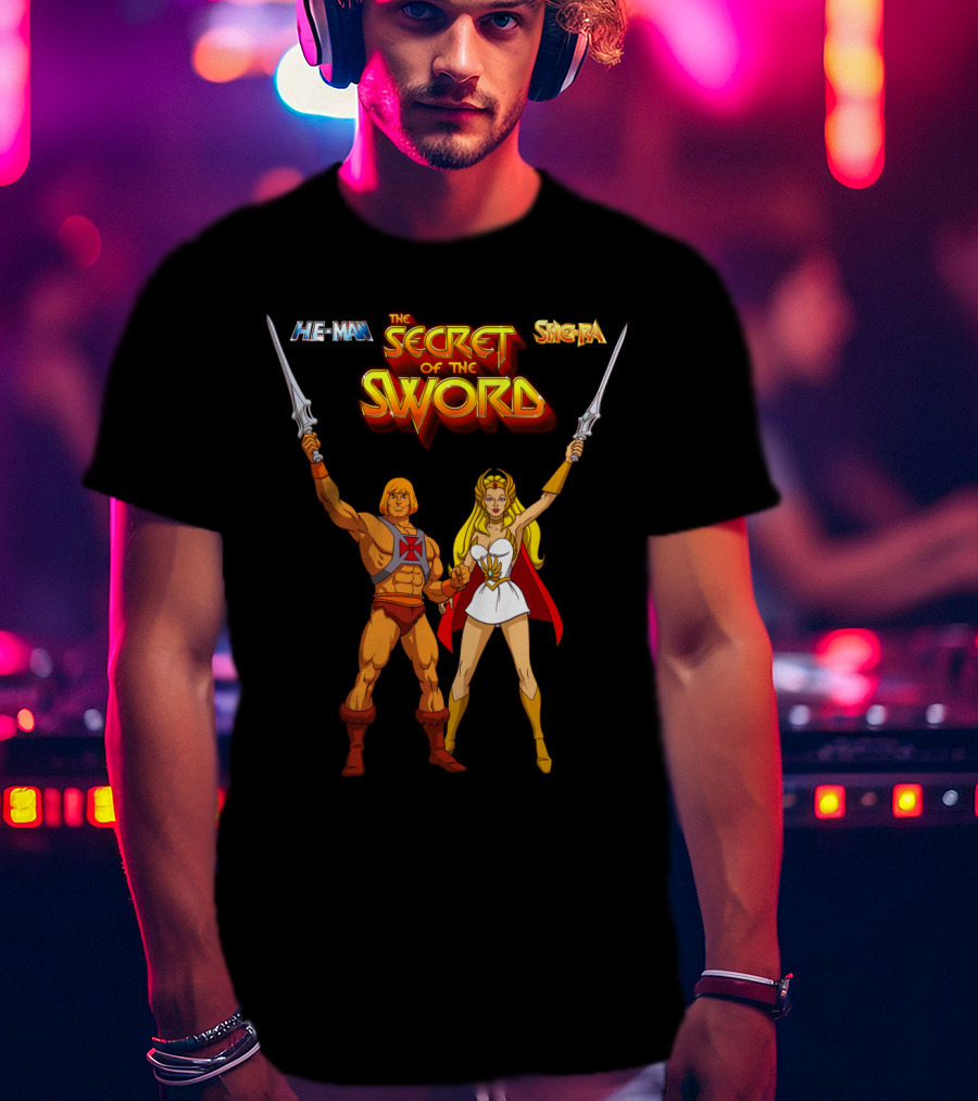 He-Man And She-Ra The Secret Of The Sword T-Shirt