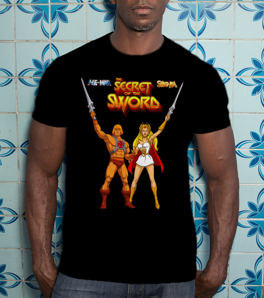 He-Man And She-Ra The Secret Of The Sword T-Shirt