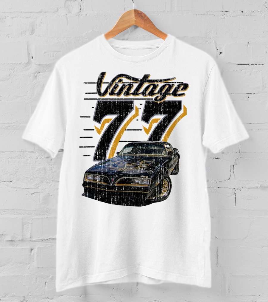 Vintage 77 Smokey And The Bandit 1977 Pontiac Trans Am T-Shirt