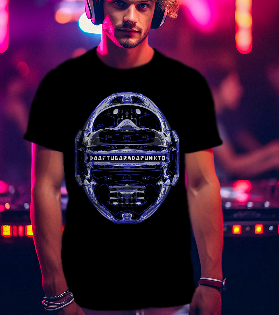 Daaftu Barada Punkto Break It Fix It Robot Helmet T-Shirt
