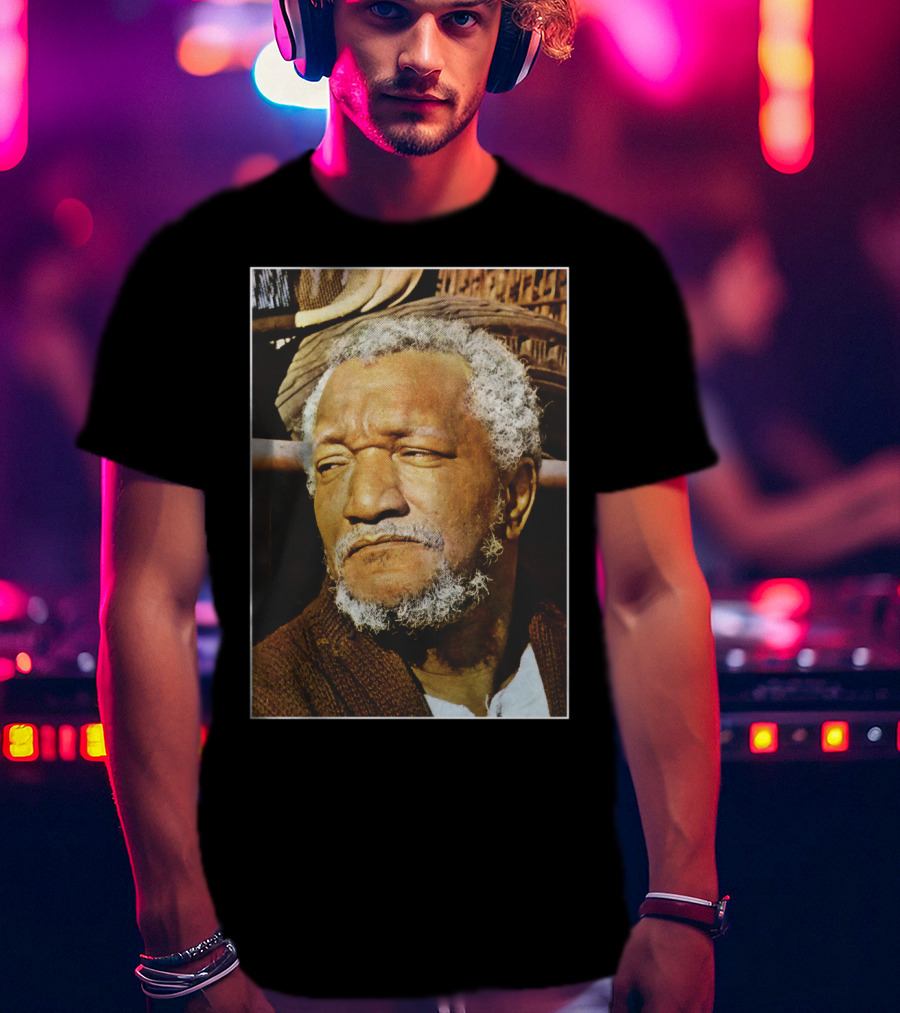 Sanford And Son Fred Sanford Classic Portrait Iconic TV Character T-Shirt