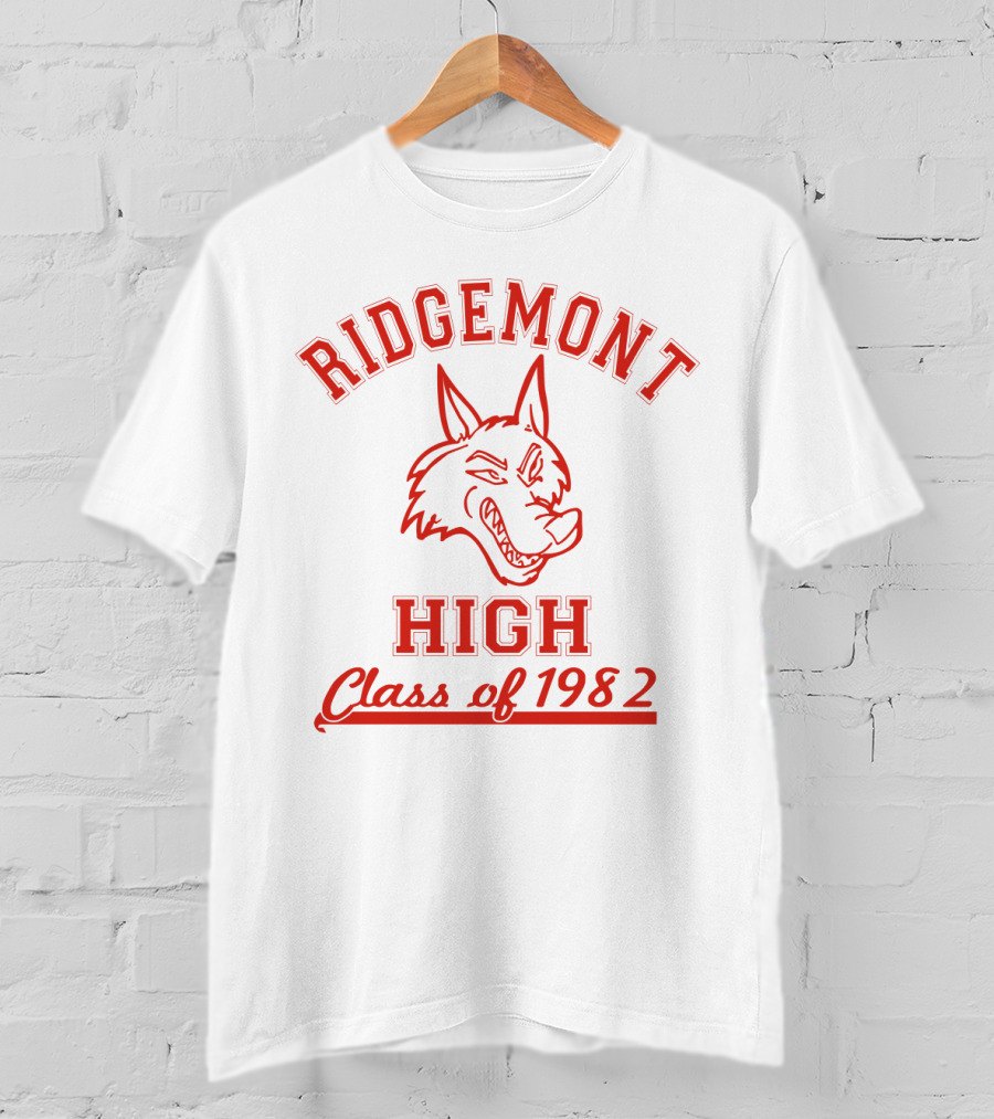 Ridgemont High Class Of 1982 Wolf T-Shirt