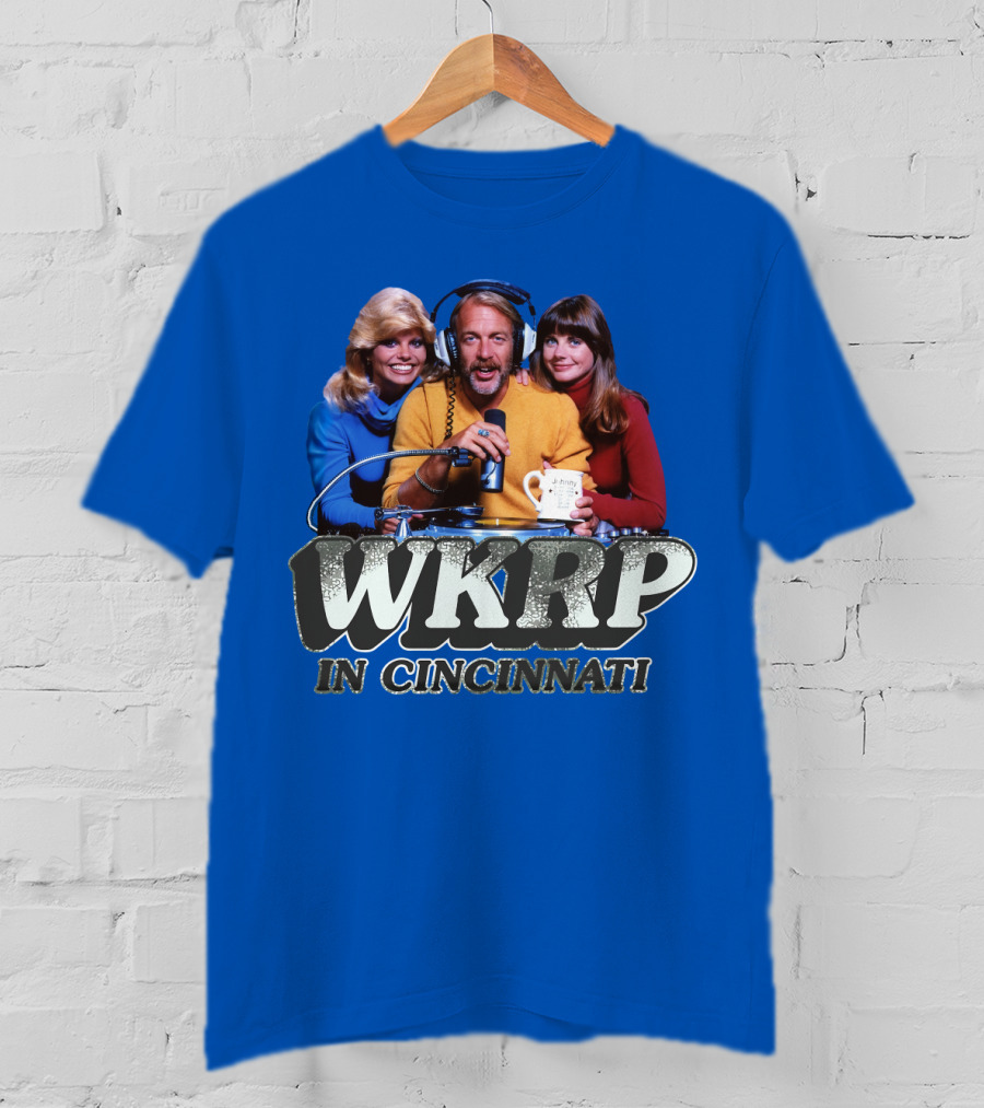 WKRP In Cincinnati Retro Cast 70s Radio Show T-Shirt