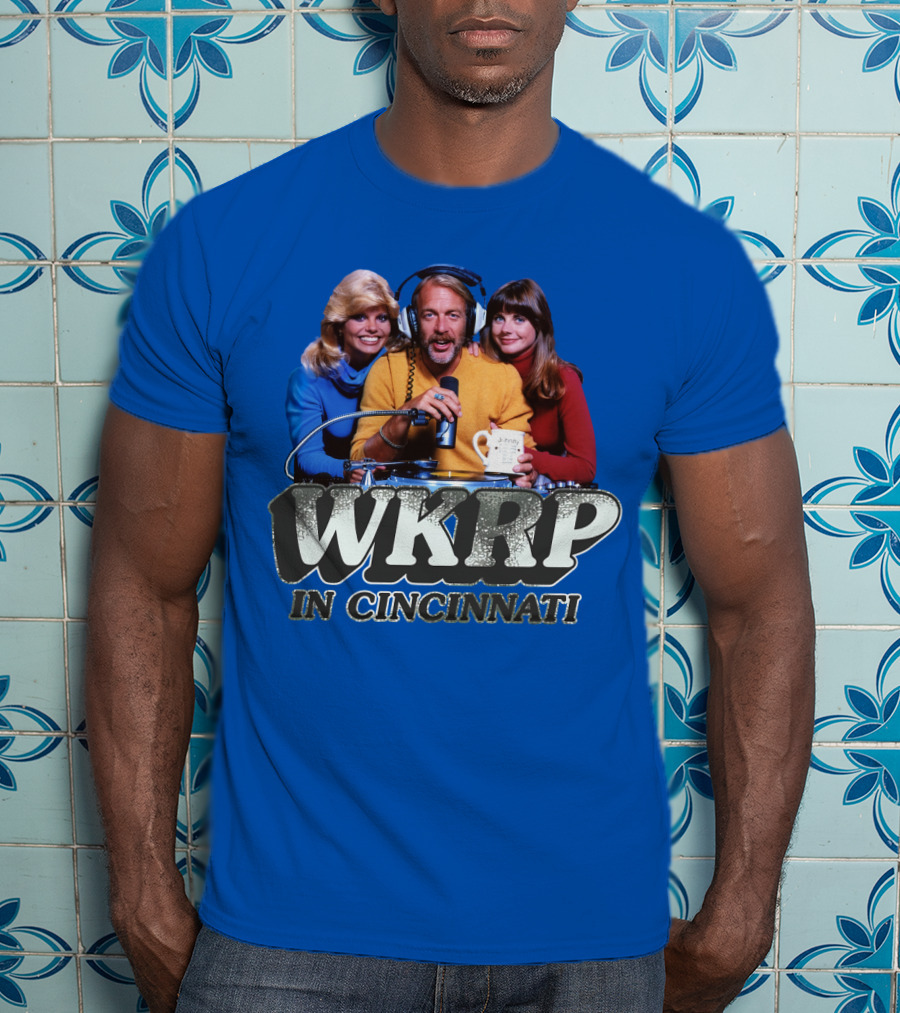 WKRP In Cincinnati Retro Cast 70s Radio Show T-Shirt