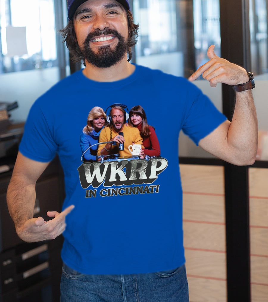 WKRP In Cincinnati Retro Cast 70s Radio Show T-Shirt